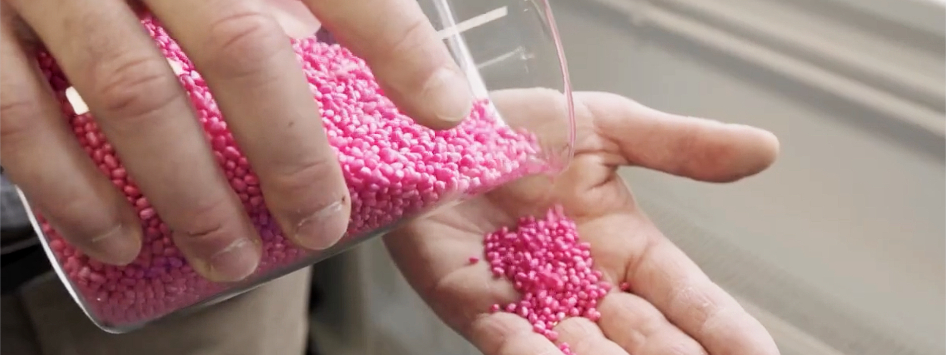 Pink ARPRO EPP beads